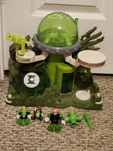 Load image into Gallery viewer, Fisher Price,Imaginext,DC Superfriend,Green Latern Planet OA,5 accs,Ages 3-5, 12&quot;L, 10&quot;H, 4 1/2&quot;W Figures and Animals
