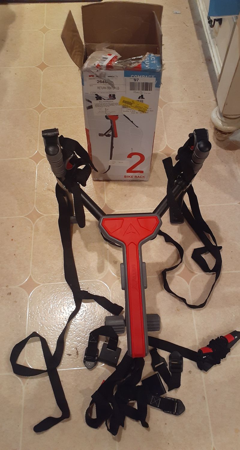 New - Allen - Model MT2 compact folding bike carrier - holds 2 bikes