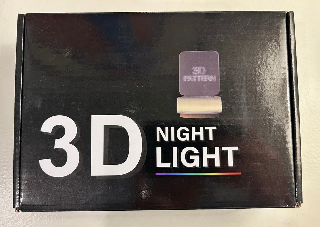 3D Night Light with Basketball player image Never used, would make great gift!!!