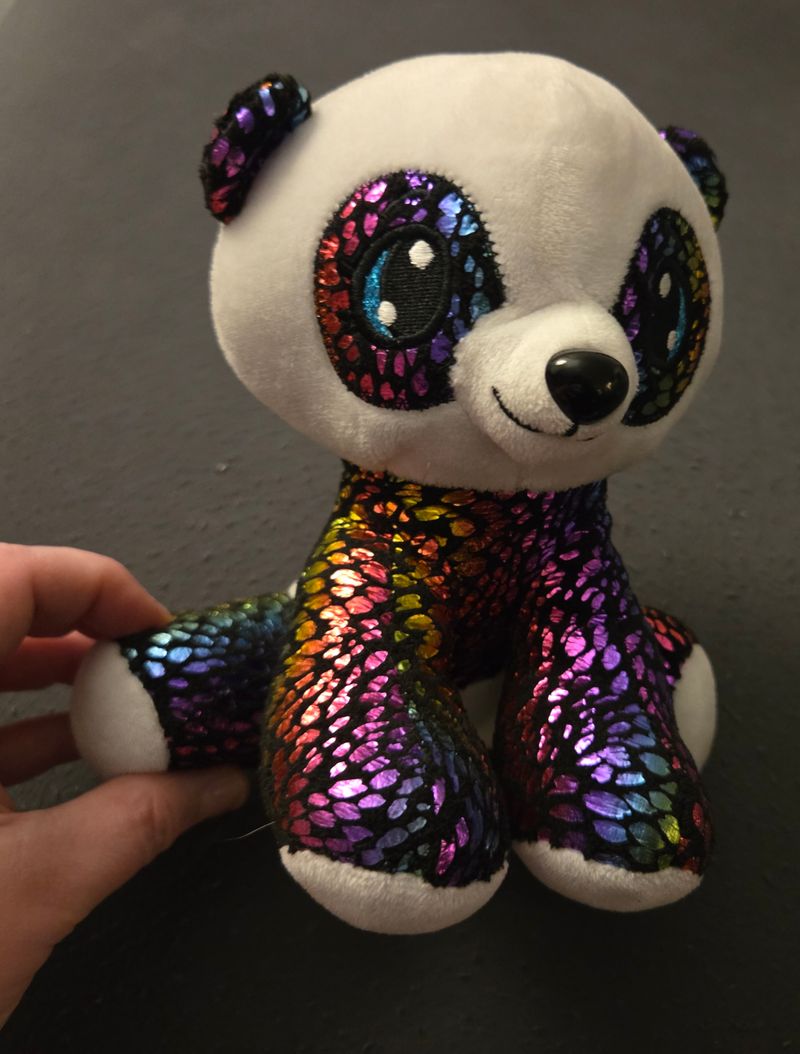 . Rainbow panda Plush Toys