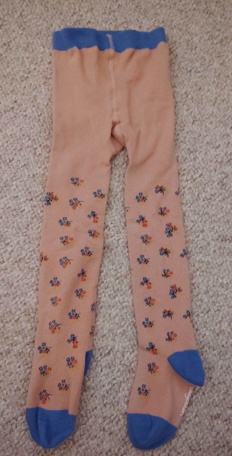 Baby Boden Pink floral tights size 2-3yr 2T