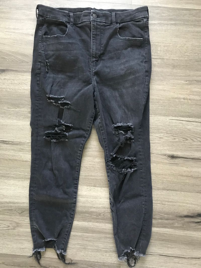 American Eagle Next level stretch, black jeans, size 18 regular. #83. Women's 18