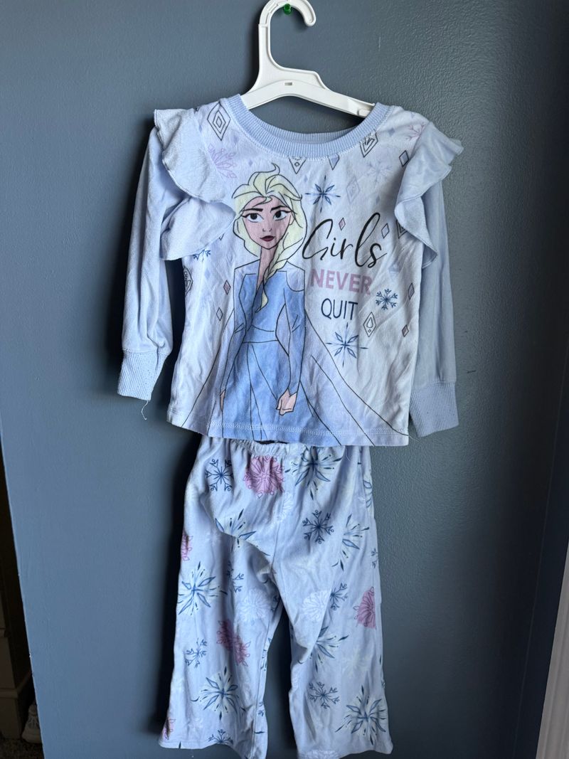 Frozen II Fleece PJs 4T