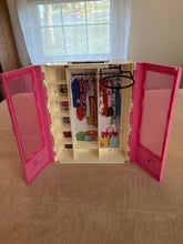 Load image into Gallery viewer, Barbie 13&quot; x 10&quot; Pink Barbie Wardrobe Closet Dolls and Accessories
