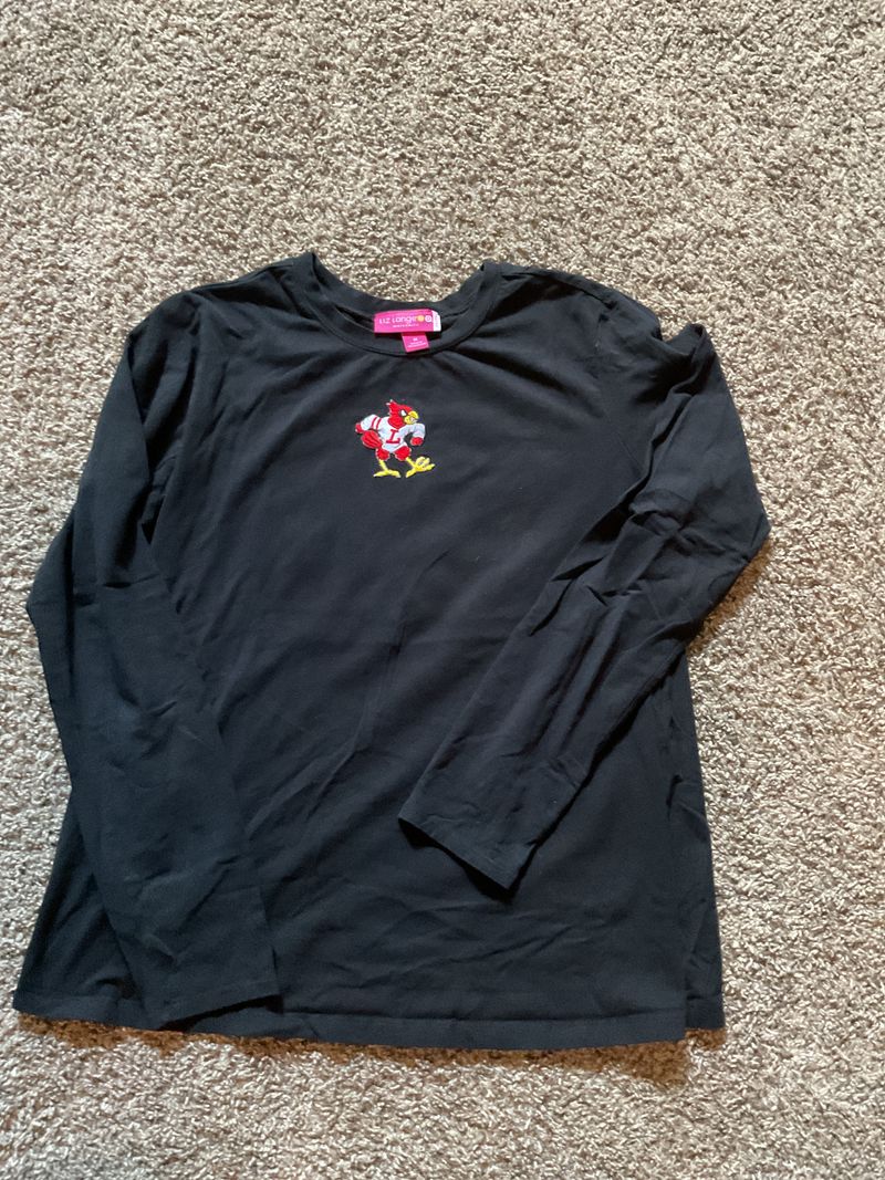 Liz Lange Black UL shirt long sleeved Women's Med 8-10