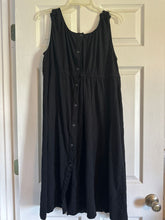 Load image into Gallery viewer, Baby be mine Black labor/nursing gown L/XL. Adjustable drawstring &amp; stretchy Women&#39;s Large 12-14
