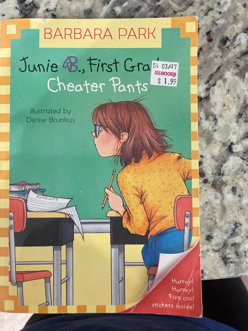 Junie B Junie B First Grade Cheater pants Youth Chapter Book