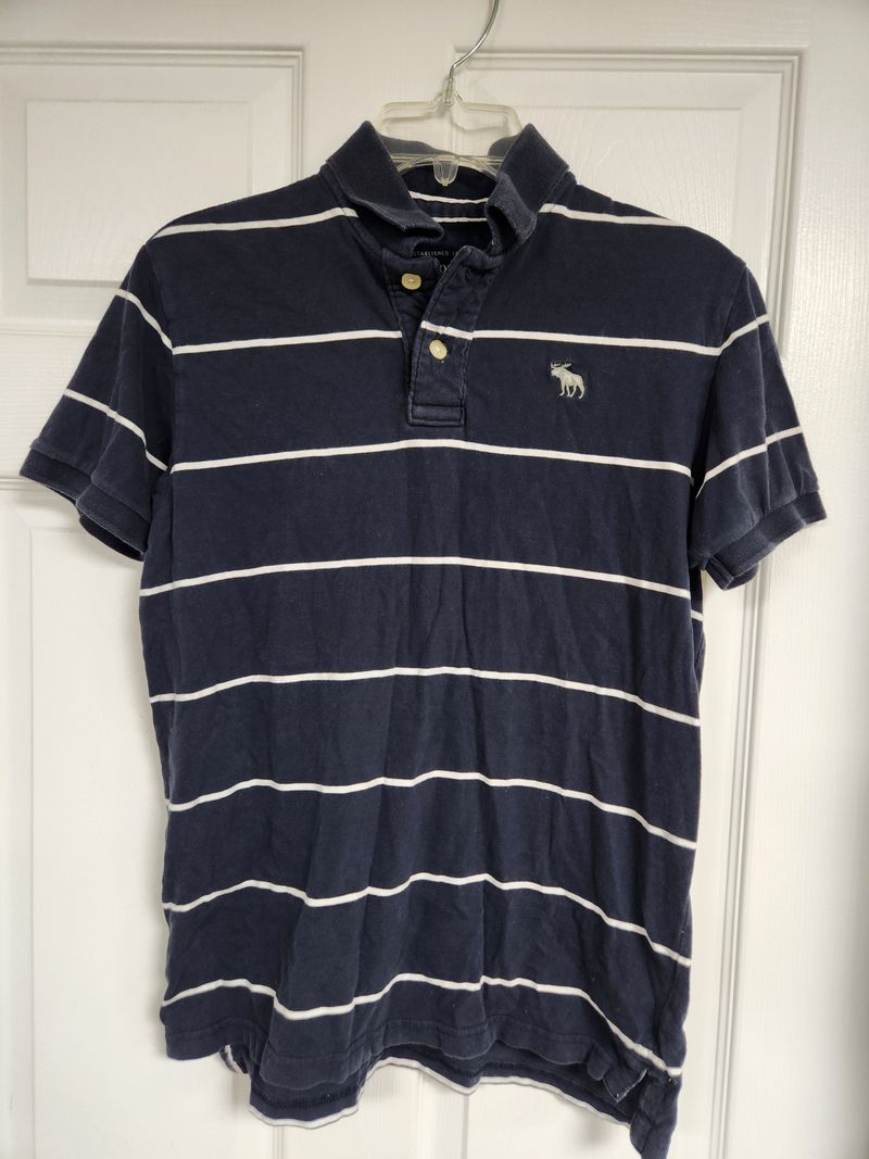 Abercrombie Striped navy shirt 14