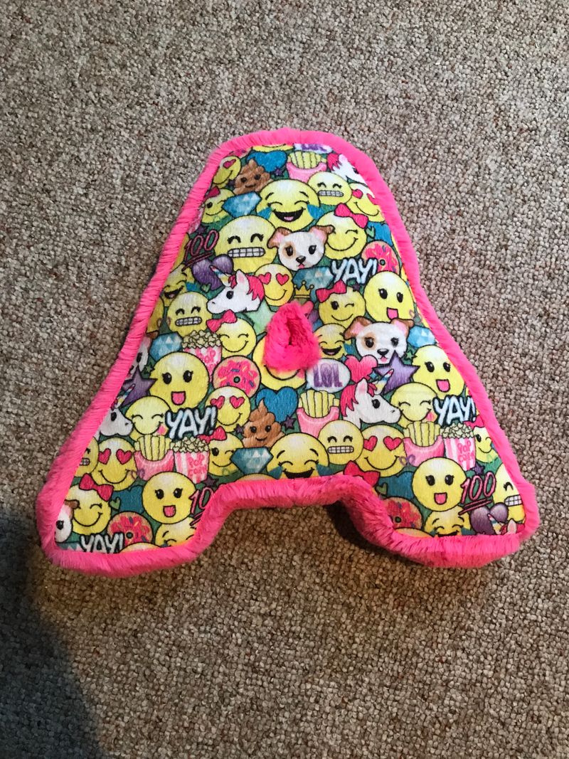 Justice A emoji pillow Pillow