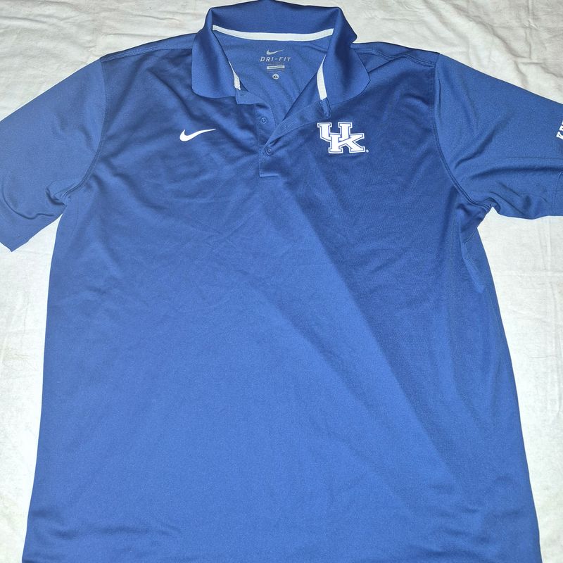 Nike Dri Fit Mens Blue Kentucky UK Polo XL Men's - XL