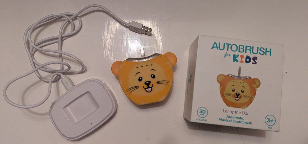 Autobrush kids toothbrushing device with charger $80 retail, new brush heads will be $20-29