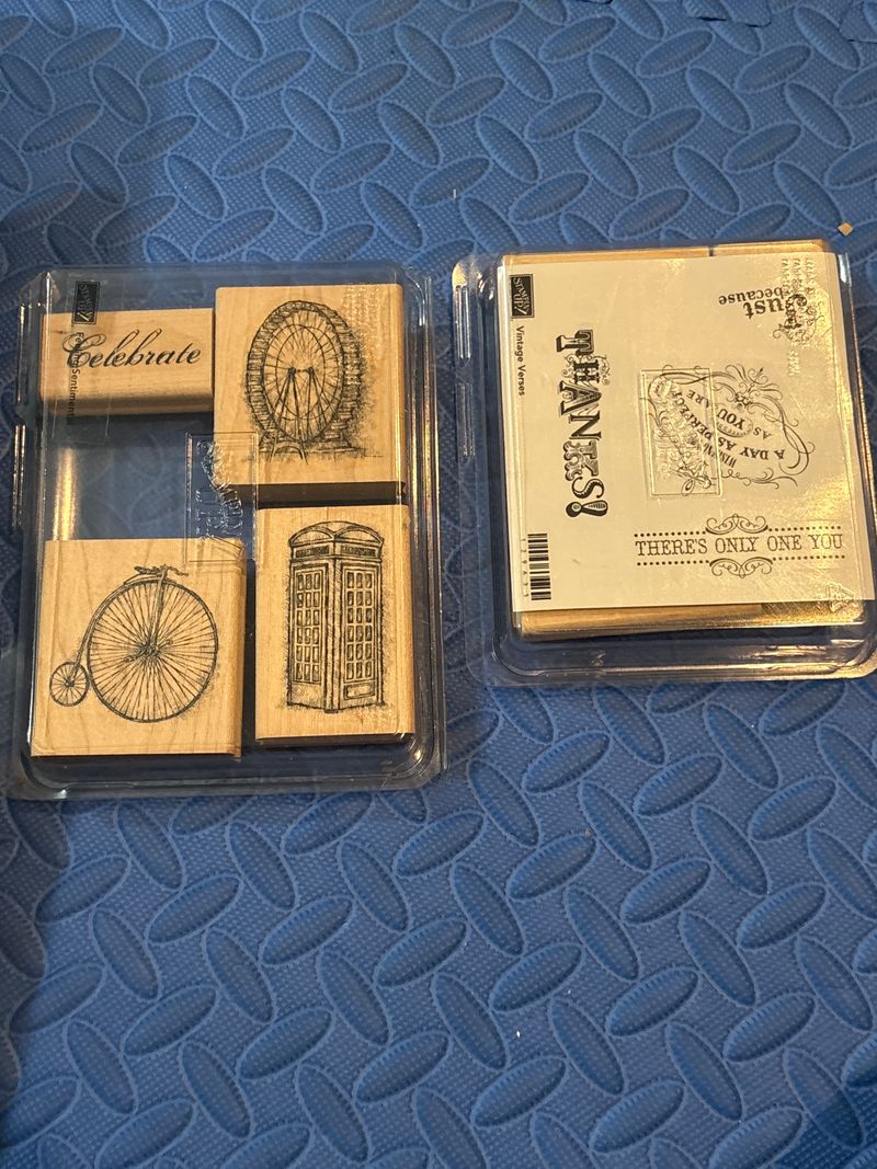 Stampin Up 8 Stampin Up Stamps with messages and pictures