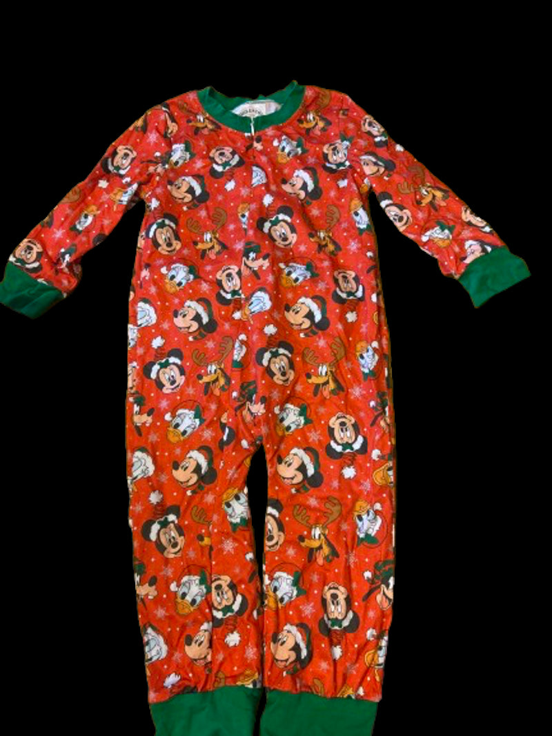 Grace and nicole Brand new Christmas pjs with Mickey and friends 3T
