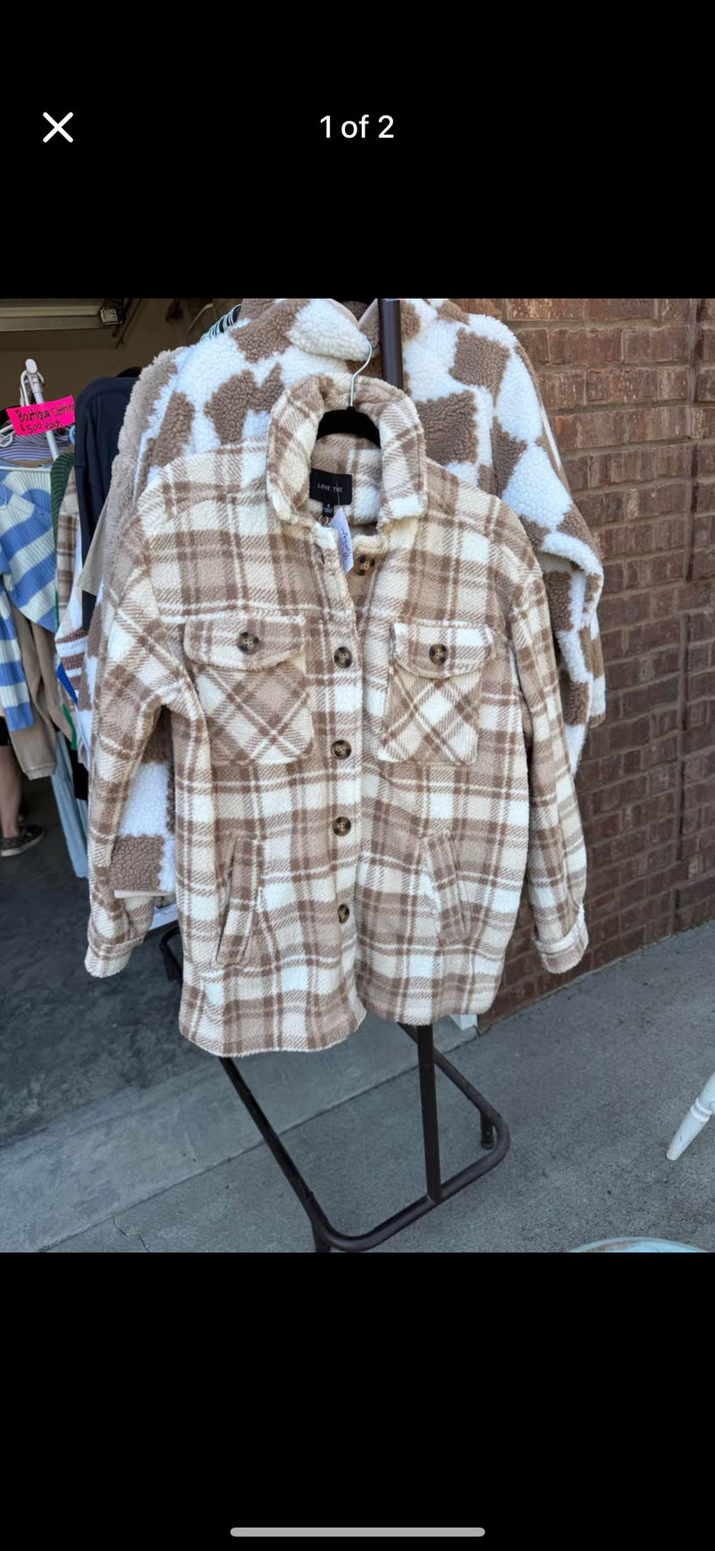 Boutique Womens Shacket Women's - S