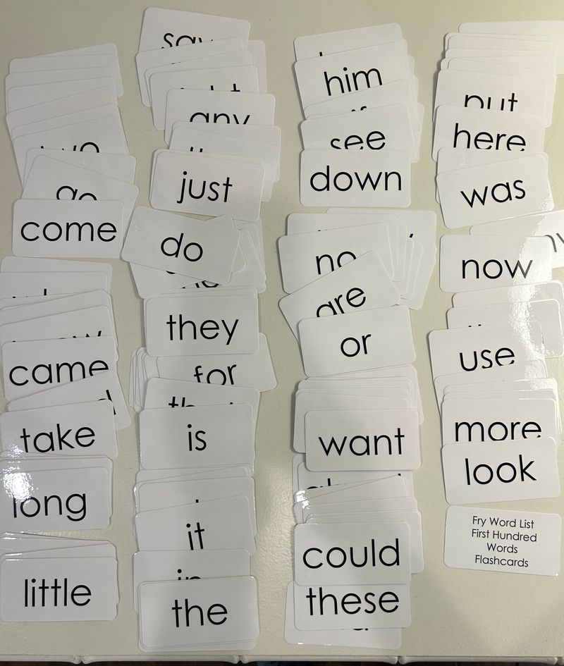 SIGHT WORD Flash Cards Qty of 130 - laminated too! FABULOUS for K and 1st - additional 30 to original order Educational