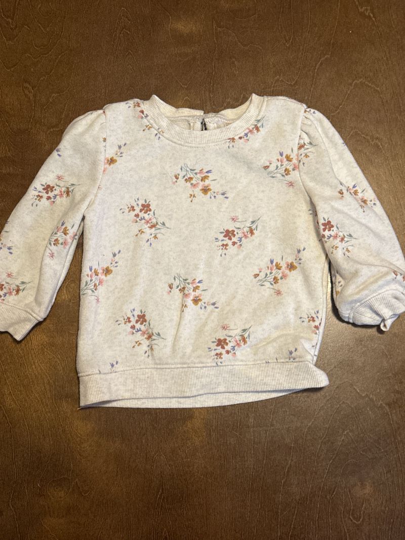 Baby BGosh 18 month floral sweatshirt 18 month floral sweatshirt 18 Months