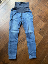 Load image into Gallery viewer, Indigo Blue Medium Long Skinny Jeans Maternity Women&#39;s Med 8-10
