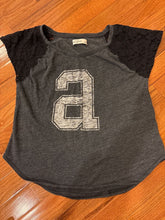 Load image into Gallery viewer, Abercrombie Lace short sleeve t-shirt size large 14
