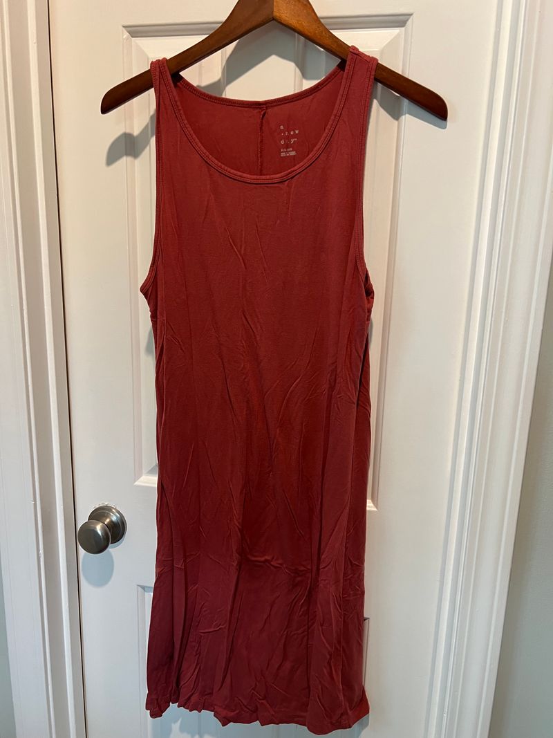A New Day tank dress Rust brick red color Women's - XL