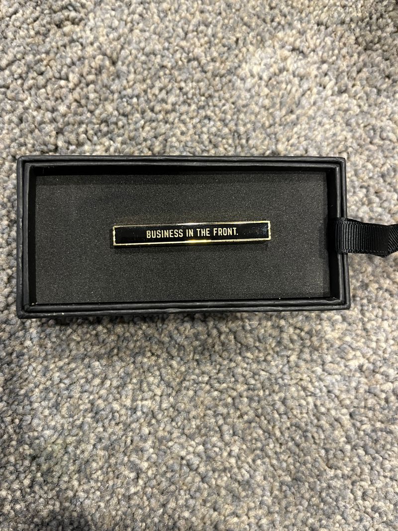 Easy Tiger Tie bar, Business in the Front 1 of 5 posted