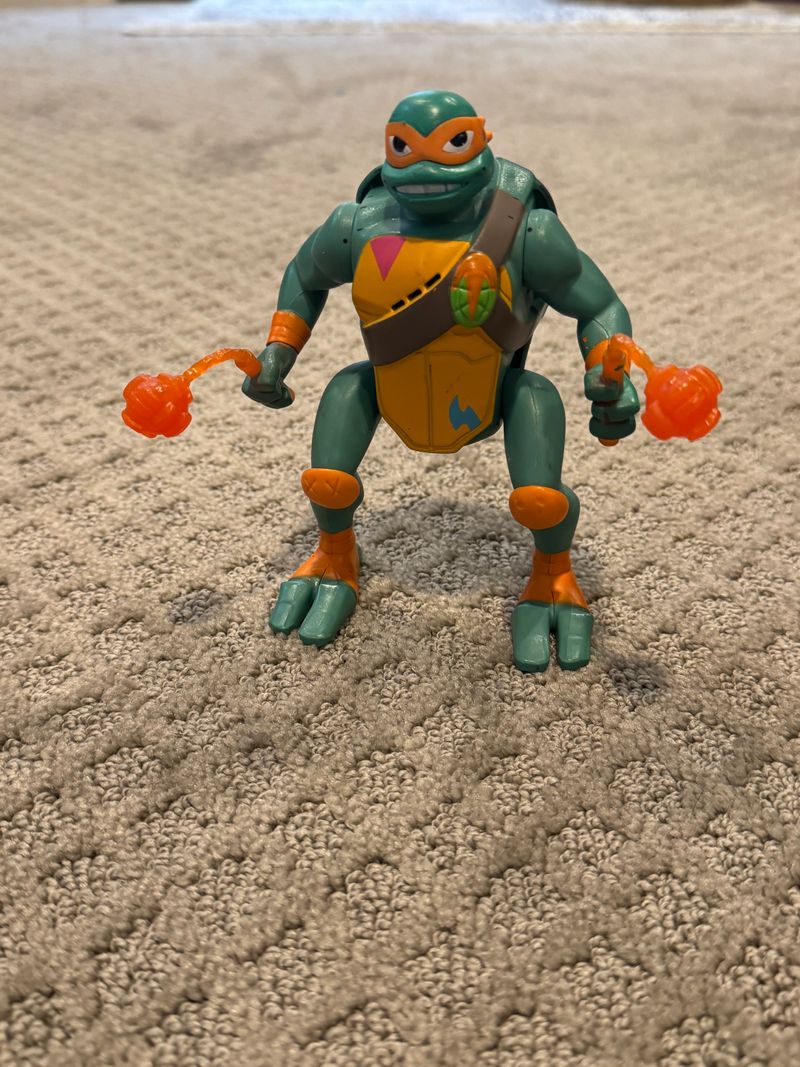 Ninja turtle Michelangelo back flip figure Figures and Animals