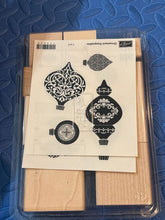 Load image into Gallery viewer, Stampin Up NIB-9 Stampin Up Christmas ornament stamps
