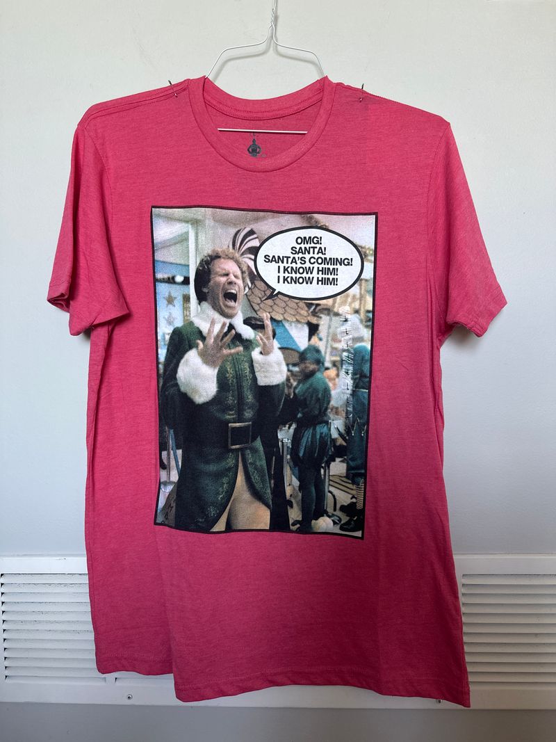 Elf Elf t-shirt. NWOT Women's - L