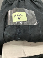 Load image into Gallery viewer, Easy Fit NIP black bed skirt. Small tear as shown Queen
