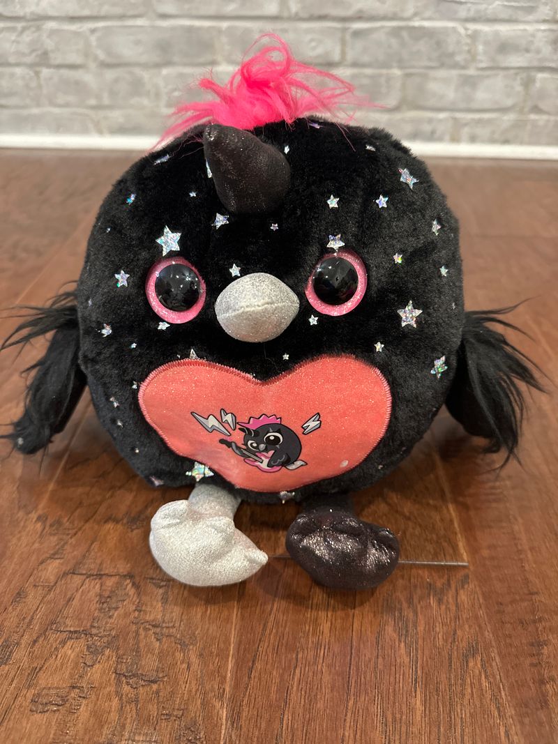 Black and pink bird  Plush Toys