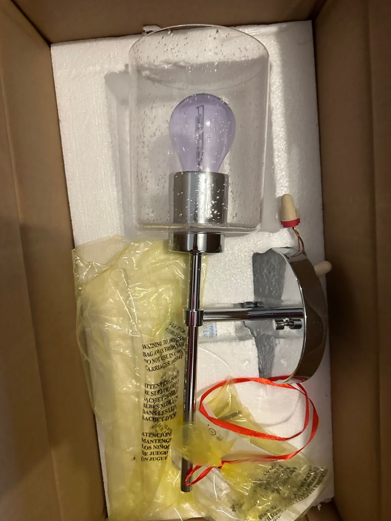 Visual, comfort, and company Chrome Bathroom sconces set of four