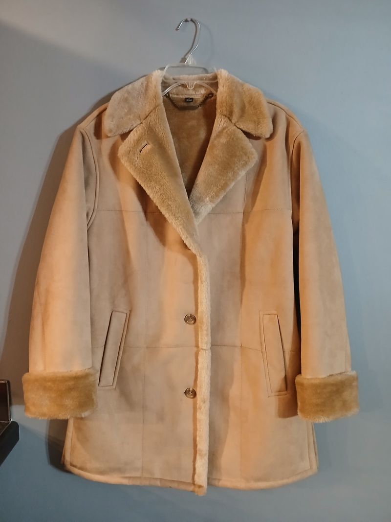 Fleet Street Tan Fur Coat Women's - M