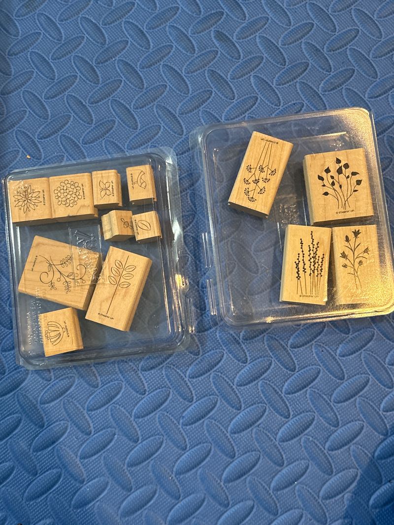 Stampin Up NIB-13 Stampin Up flower stamps