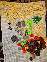 Load image into Gallery viewer, Little Tikes Waffle Blocks Train Set All original 173 pieces included, one block approx 3x3 Building
