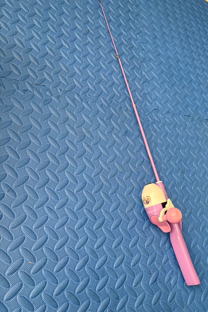 Shakespeare Princess fishing rod-push button really works!