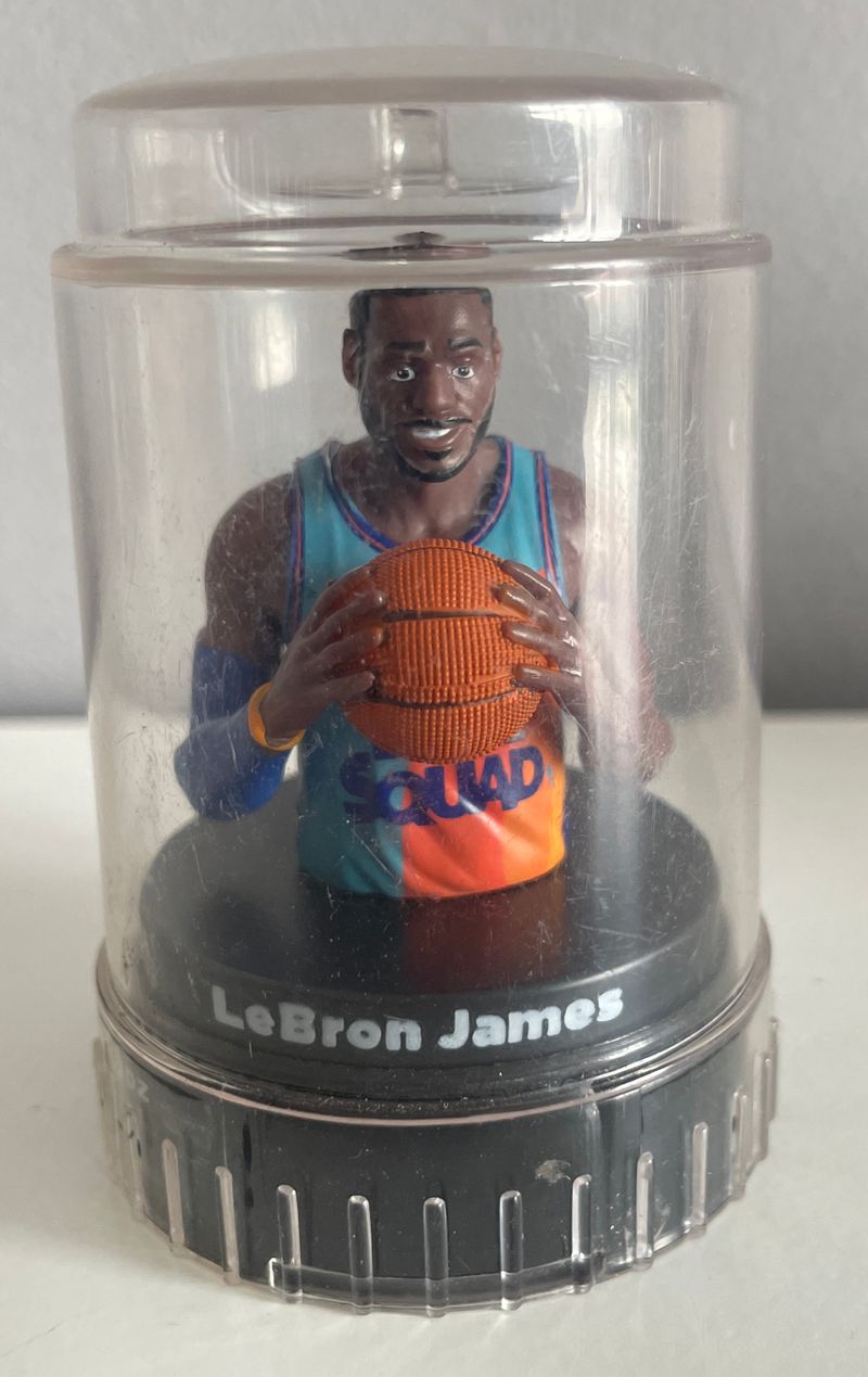 Decorative Space Jam LeBron James in Plastic Dome  Figures and Animals