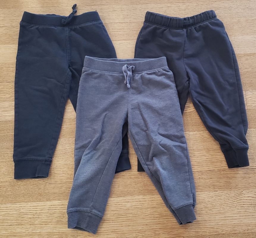 Jumping Beans 3T pants - 2 black 1 gray  3T