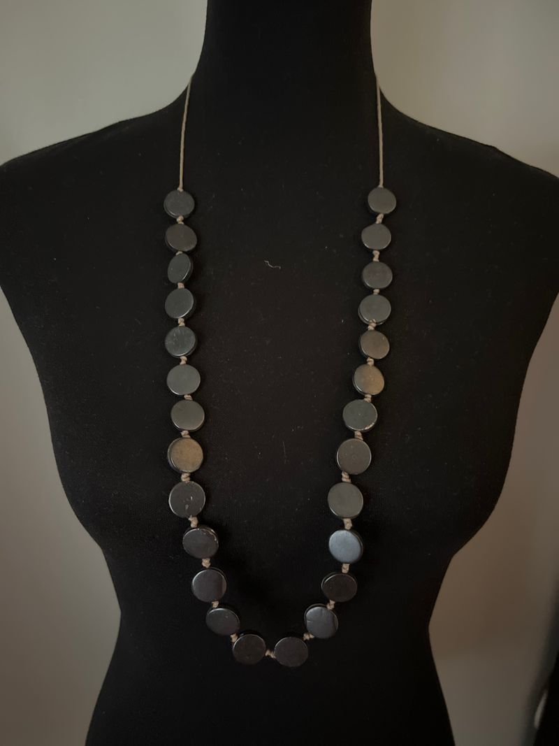 Long Brown Necklace Jewelry