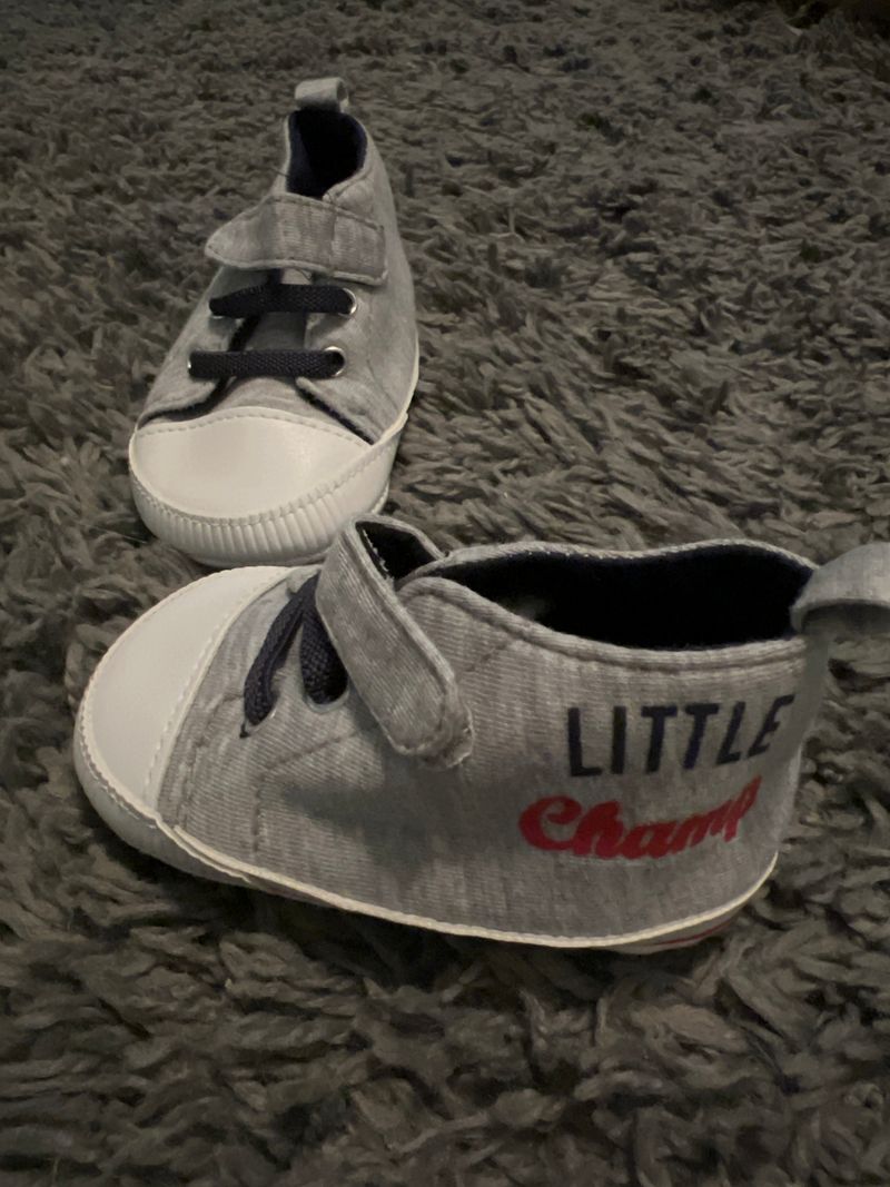 Little champ gray shoes - 0-3 mos NWOT 0 (Infant Shoe)