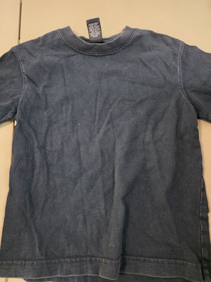 Class club Navy blue short sleeves shirt 3T