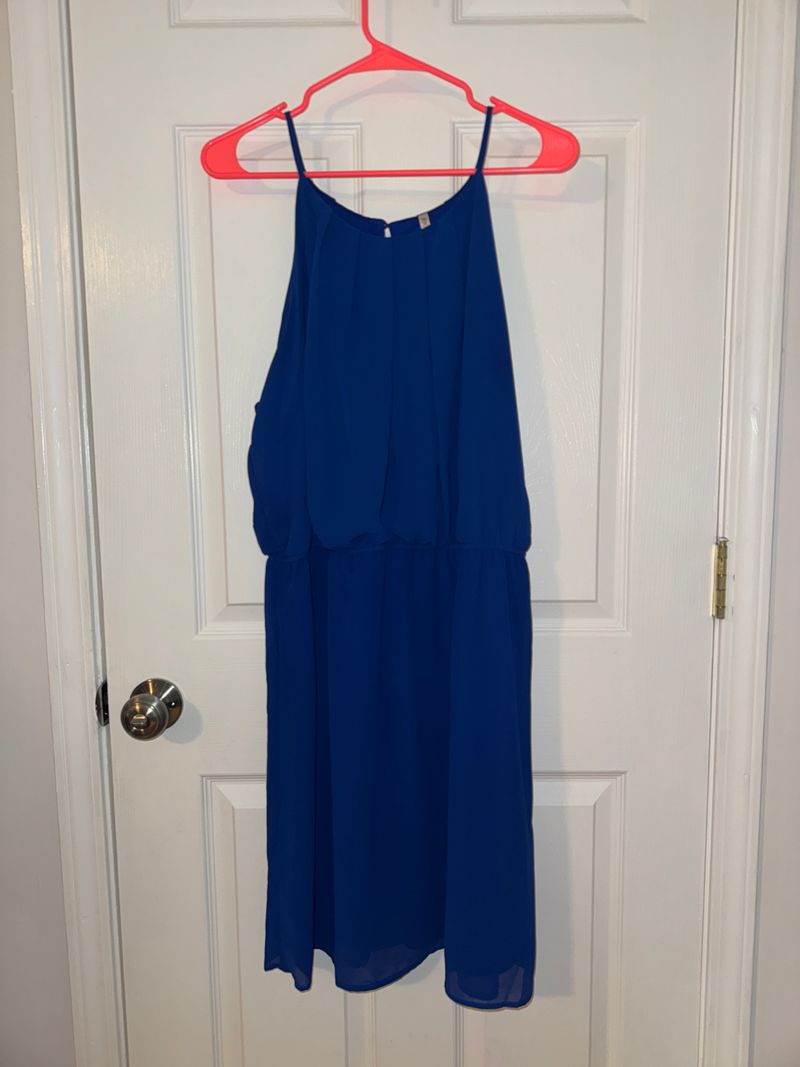 DNA Couture Blue short dress Women's - XXL