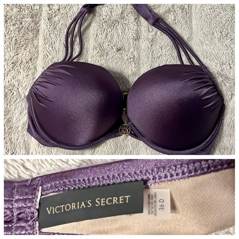 Victorias Secret Bombshell 36D bikini top Adds 2 cup sizes, new w/o tags, for swim