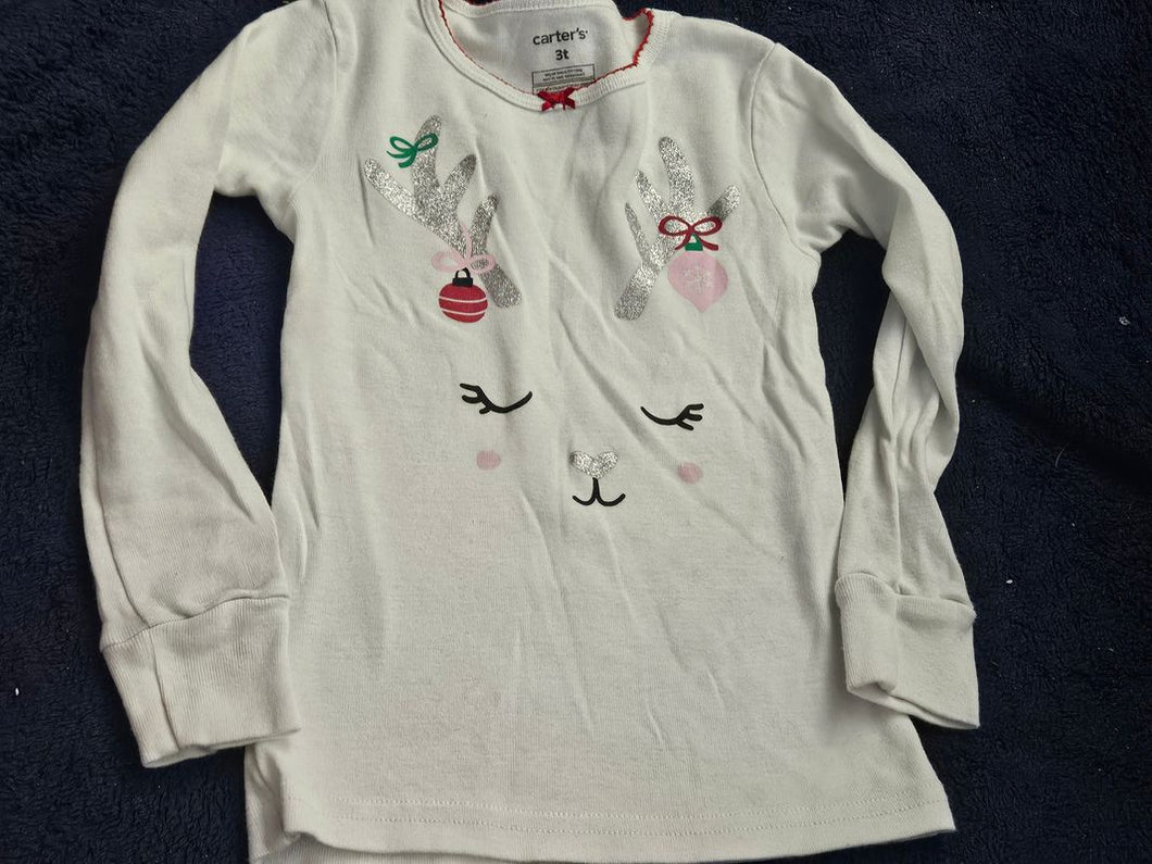 Carters Christmas shirt 3T