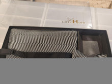 Load image into Gallery viewer, Louis Roth Cumberbun/tie, blk/gray, new Men&#39;s - M
