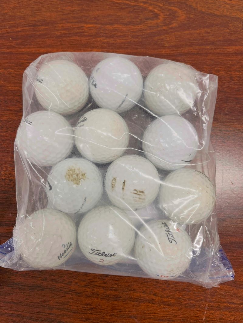 Golf balls, sz, variety, no damage