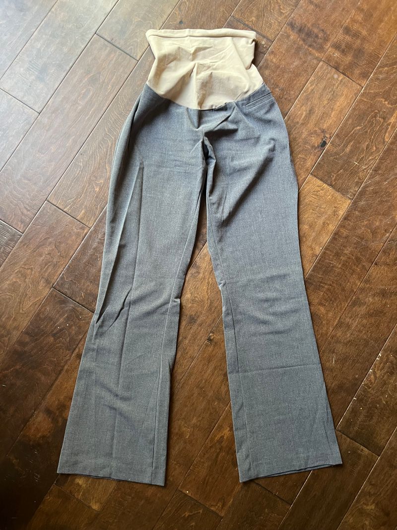 Motherhood Maternity Gray Dress Pants  Women's Med 8-10