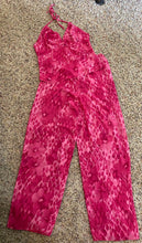 Load image into Gallery viewer, Victorias Secret Halter &amp; Pant Pjs Size Small - Pink Animal Print see through

