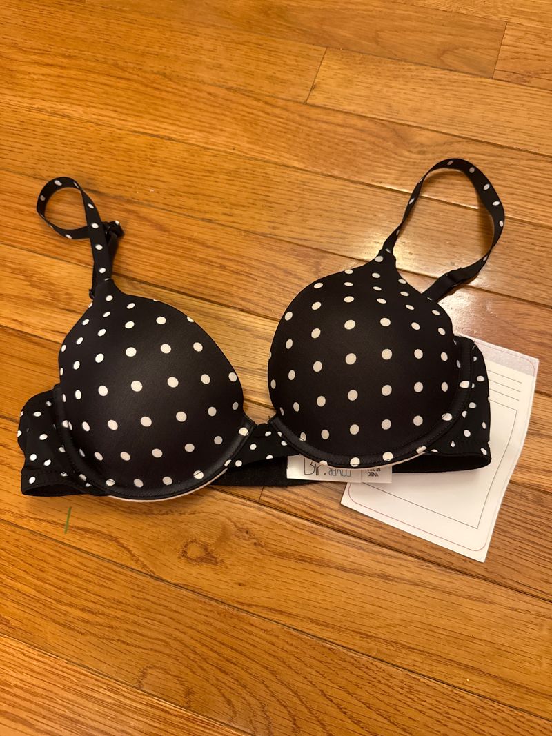 BP Nordstrom Brand new 32B polka dotted bra