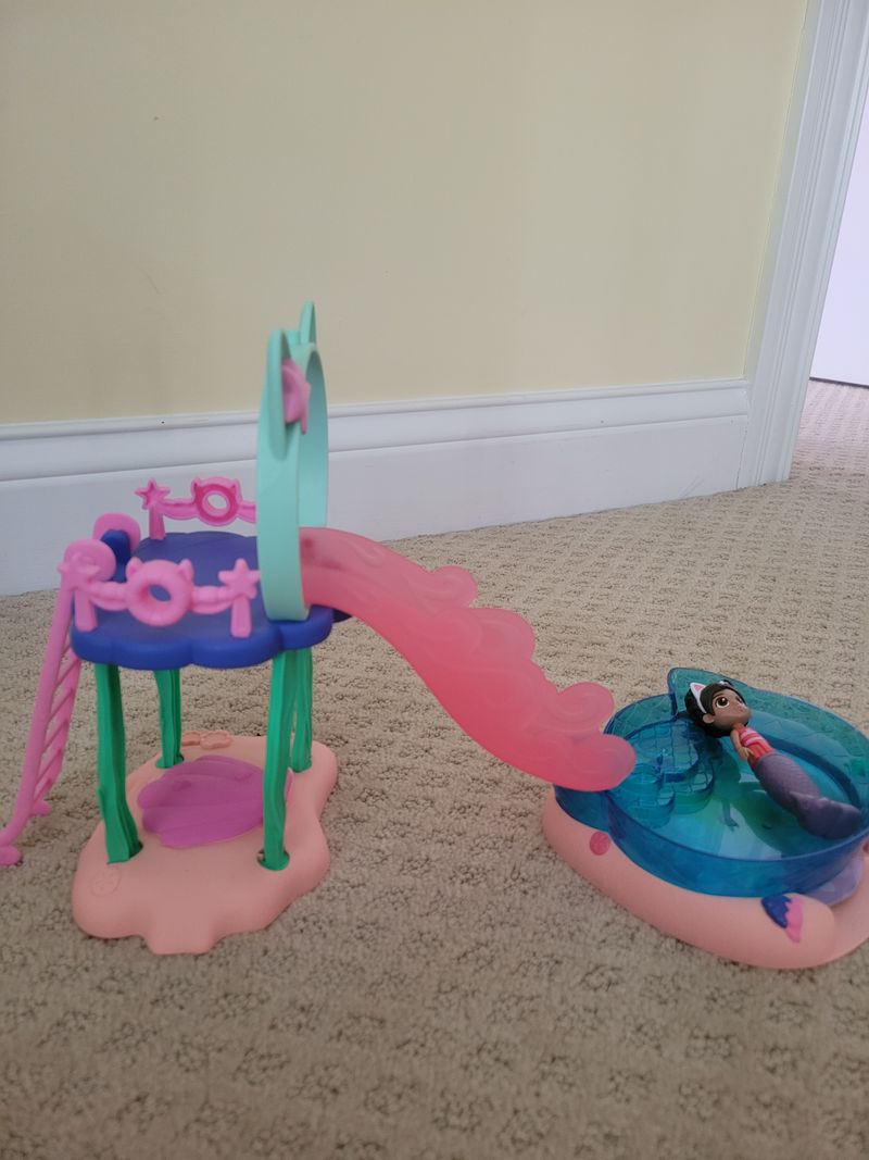 Gabby's Dollhouse slide & pool  Dolls and Accessories