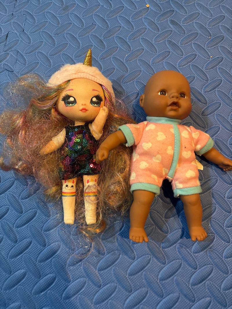 Na Na Na Surprise Fun sequin unicorn doll and baby doll Dolls and Accessories