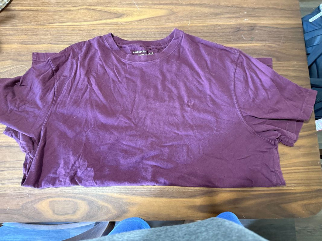 American Eagle Purple/burgundy t shirt Men's - XL
